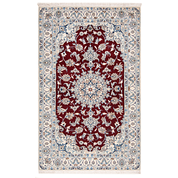 Nain Persian Rug Red 196 x 124 cm