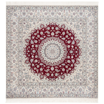 Nain 6La Persian Rug Red 207 x 206 cm