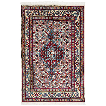 Moud Persian Rug Beige-Cream 121 x 80 cm