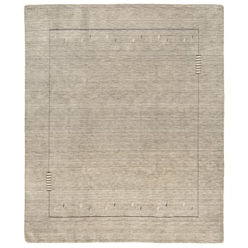 Handloom Rug Gray 301 x 250 cm