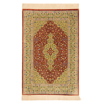 Arsalani-Perserteppich aus Qom-Seide