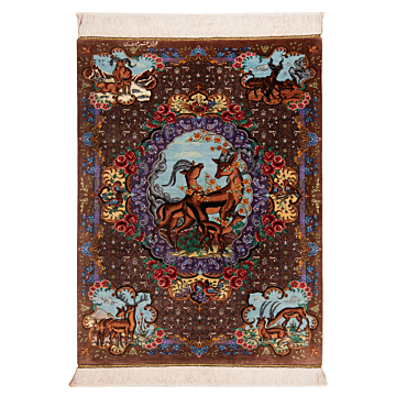 Qom Silk Mirmehdi Perserteppich