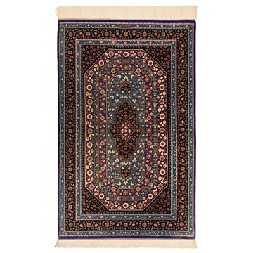 Arsalani-Perserteppich aus Qom-Seide