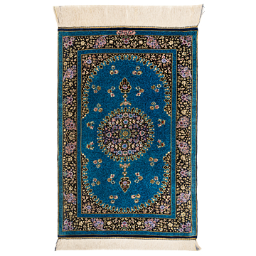 Arsalani-Perserteppich aus Qom-Seide