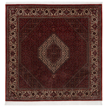 Bidjar Persian Rug Red 211 x 205 cm