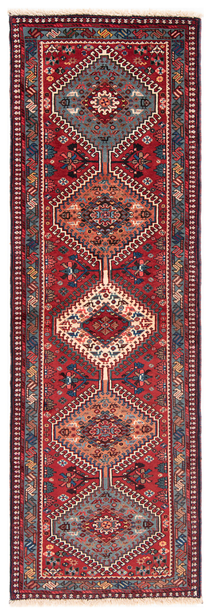 Yalameh Persian Rug Red 194 x 58 cm
